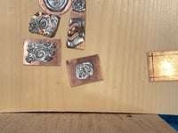 Soldering resist. 