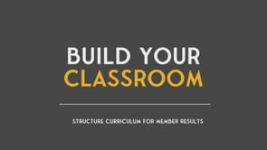 Build Your Classroom : Planning and Assessment Strategies
