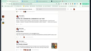 Rappel de comment partager document pour revue de travail 