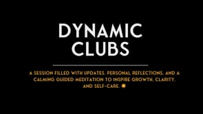 Dynamic Clubs | Leadership, Identity & Community Evolution 