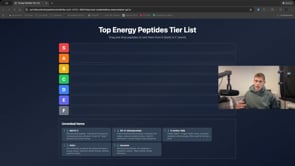 Breaking Down Energy Peptides: My Complete Tier List