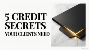 5 Credit Secrets To Build Your Empire