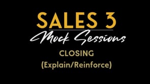 Sales Practice : Mastering Conversations + Closings