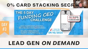 0% Biz Cards & Lead Gen Unleashed - DAY 3 REPLAY