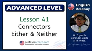 👨‍🏫 Aprende a usar "either & neither".