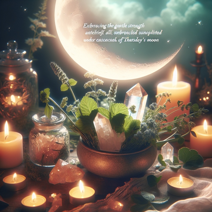 Embracing the Gentle Strength of Thursday's Moon