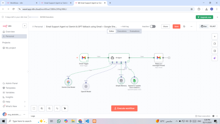 Workflow to reply Incoming emails automatically 