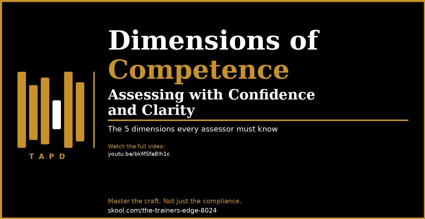 Dimensions of Competence