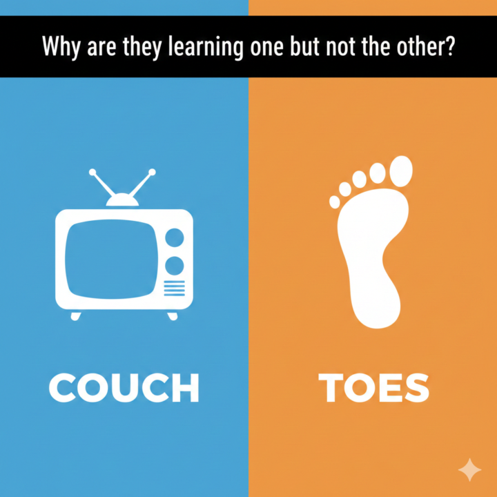 Why your toddler knows "Couch" but forgets "Toes"