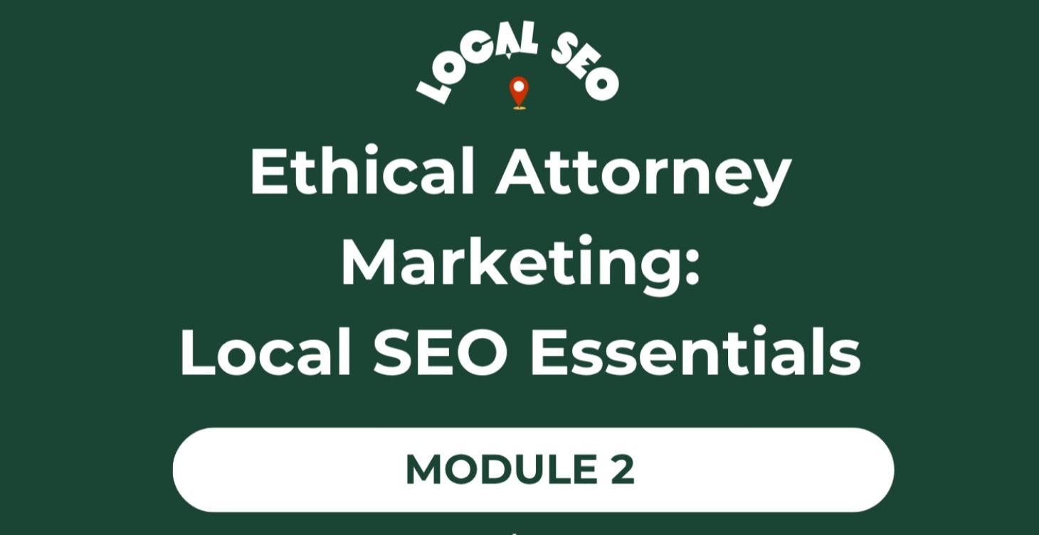 Local SEO Essentials for Lawyers