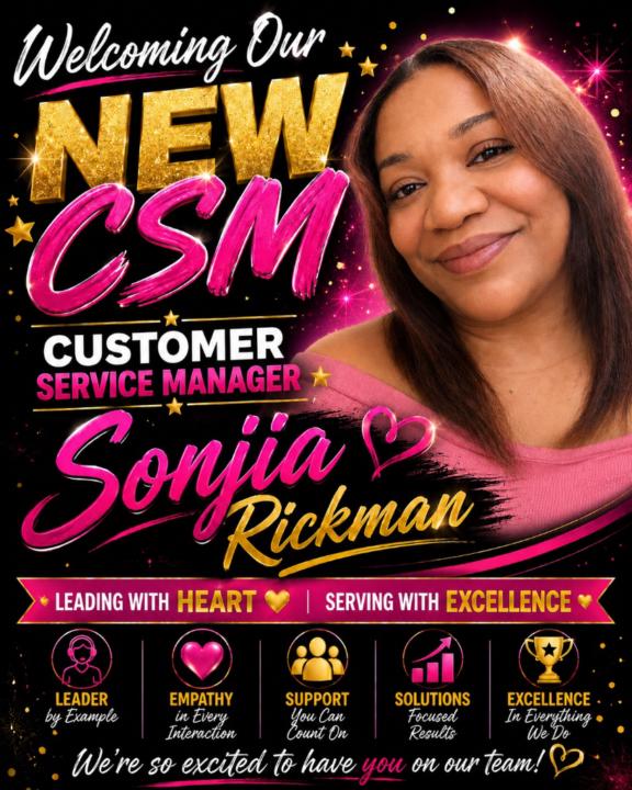 Sonji Customer Service Manager Rickman