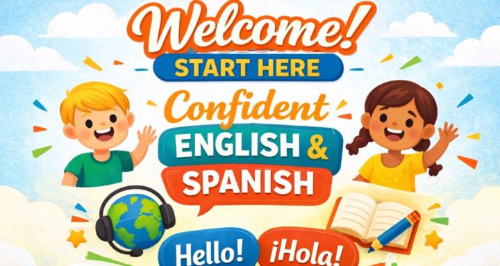 🥇 Confident English & Spanish