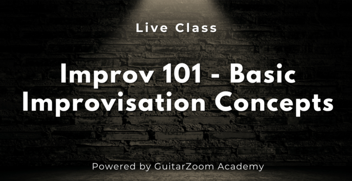 LIVE "Improv 101 - Basic Improvisation Concepts" class this Thursday 11/06/25 @ 3:00pm PST