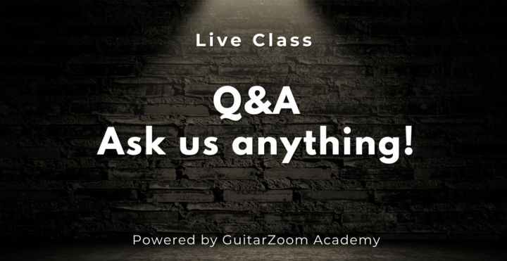 LIVE "Q&A: Ask us anything!" class this Thursday 9/18/25 @ 3pm PST