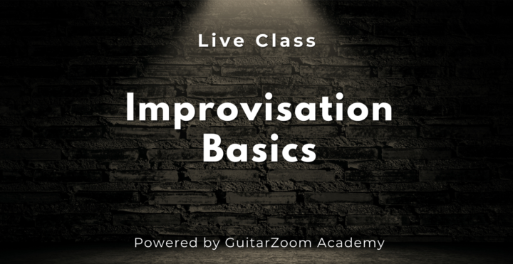 🔴 LIVE “Improvisation Basics” Class TODAY @ 4PM Pacific/7PM Eastern
