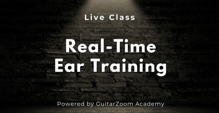 "Real-Time Ear Training: Unlock Your Musical Ear", this Thursday @ 5pm PST