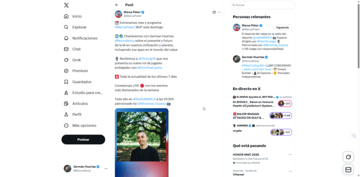 Esta tarde me cuelo en Radio Marca