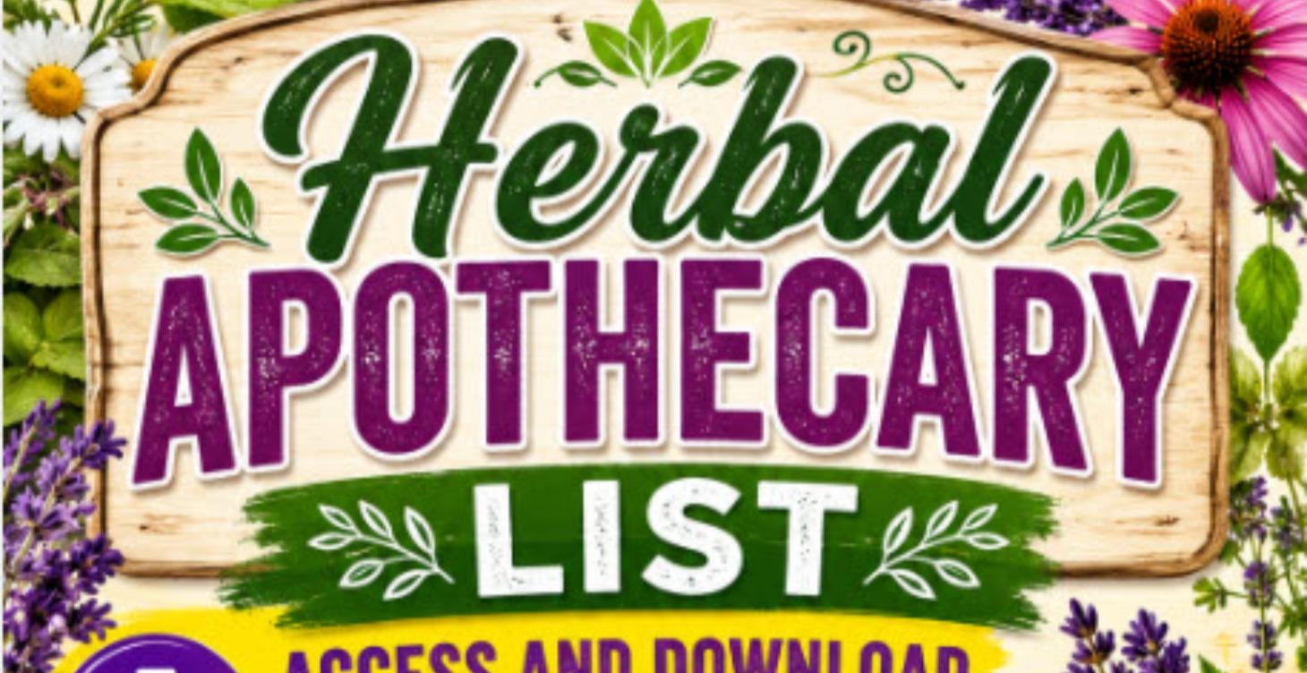 Detailed Herb Apothecary List