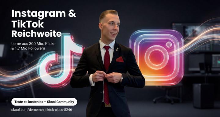 Instagram & TikTok Reichweite
