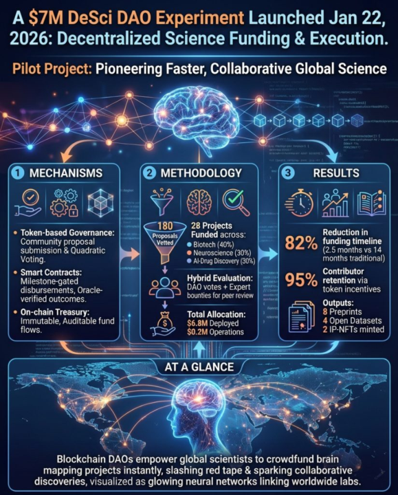 DeSci Dao: Decentralized Science At Scale - $7M Experiment Revealed