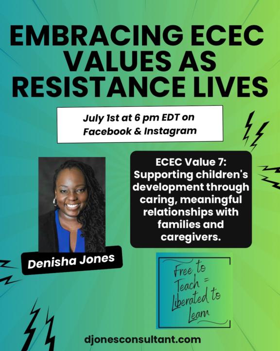 This Week: Two ECEC Values Live Discussion
