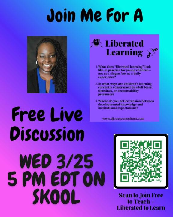 March Free Live Discussion Rescheduled