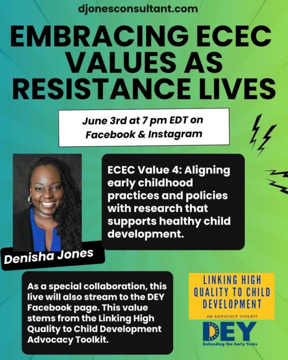 New Live Series: Embracing ECEC Values as Resistance