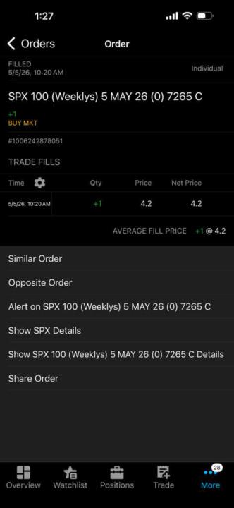 SPX 100%