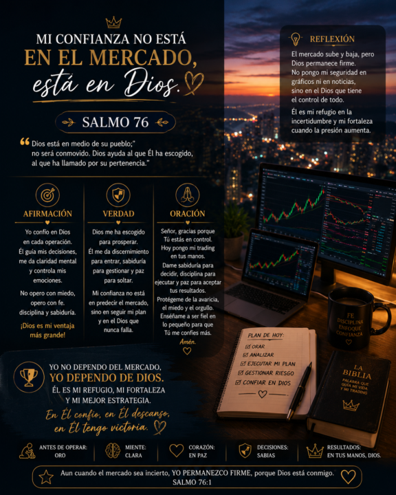 El mercado cambia todos los días. Dios no.