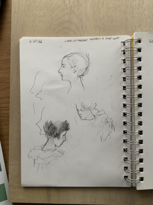 Copying Sargent Sketches