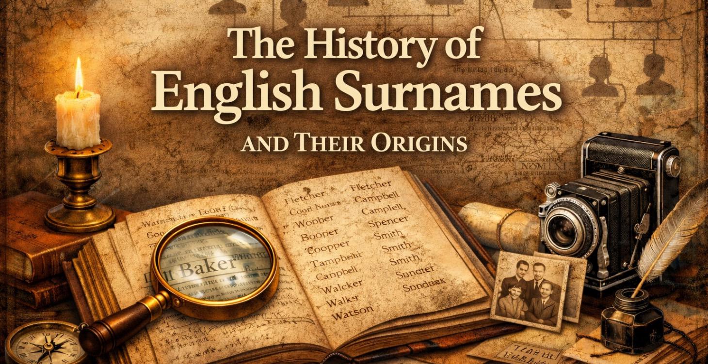The History of English Surnames and their Origins