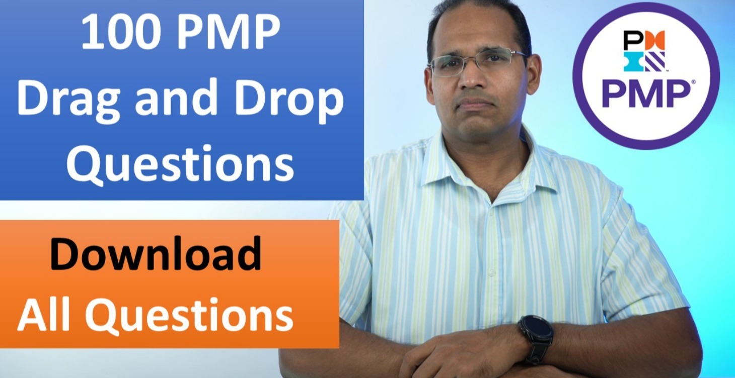 100 PMP Drag and Drop Questions