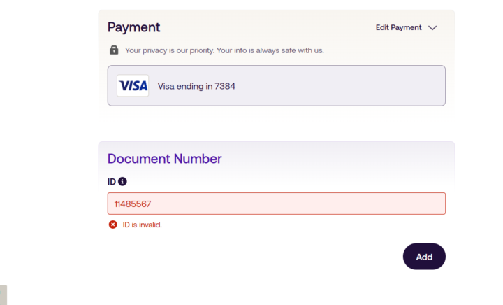 HELP: CAN'T COMPLETE PAYMENT ON PMI