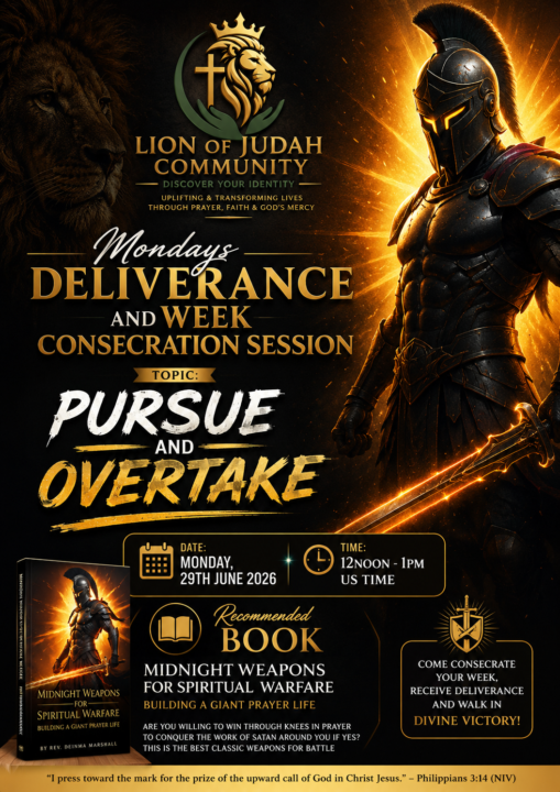 Monday Deliverance And Week Consecration Session 