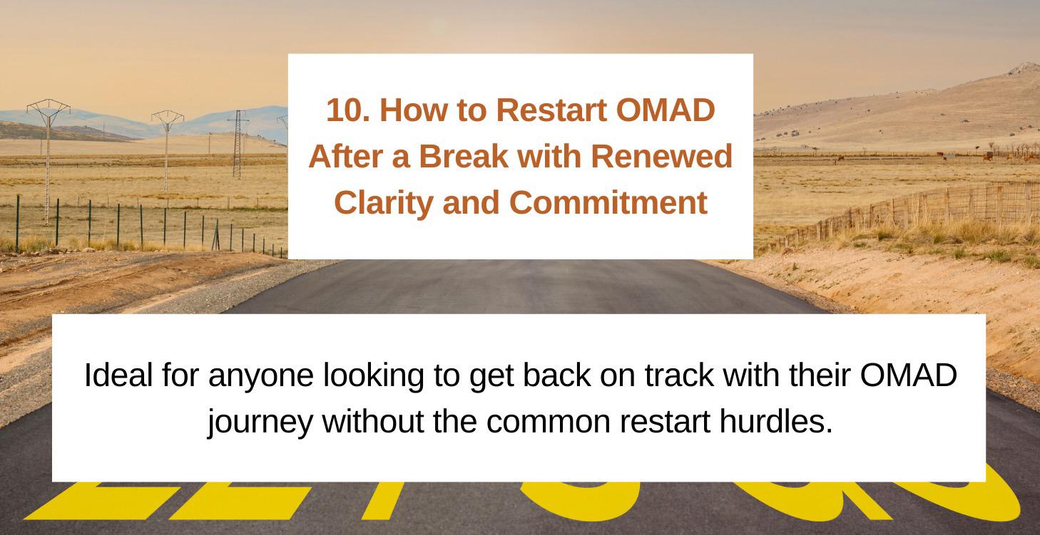 Guide 10 - Restarting OMAD