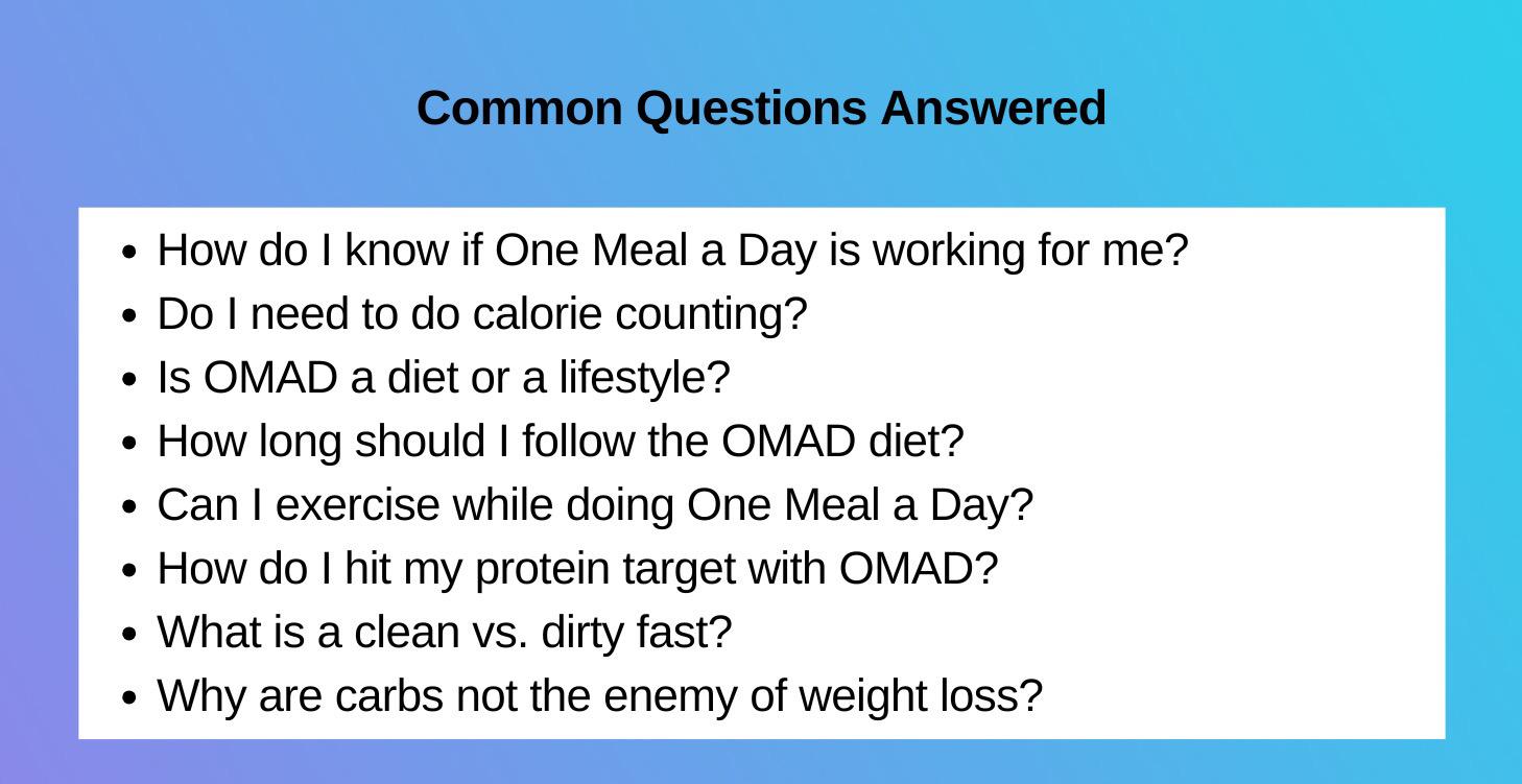 Common Questions Answered