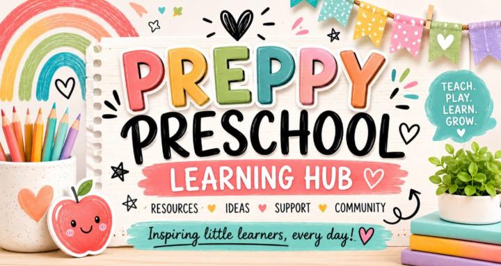 Preppy Preschool Learning Hub