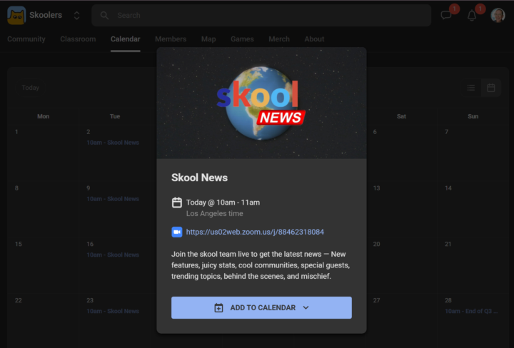 Skool News LIVE in 30 Minutes
