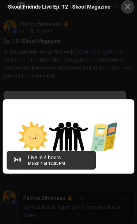 Skool Friends Live: Ep. 12 | Skool Magazine