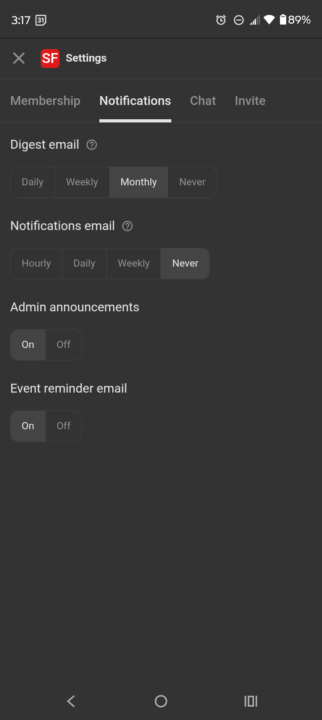 New Look for Notifications Settings