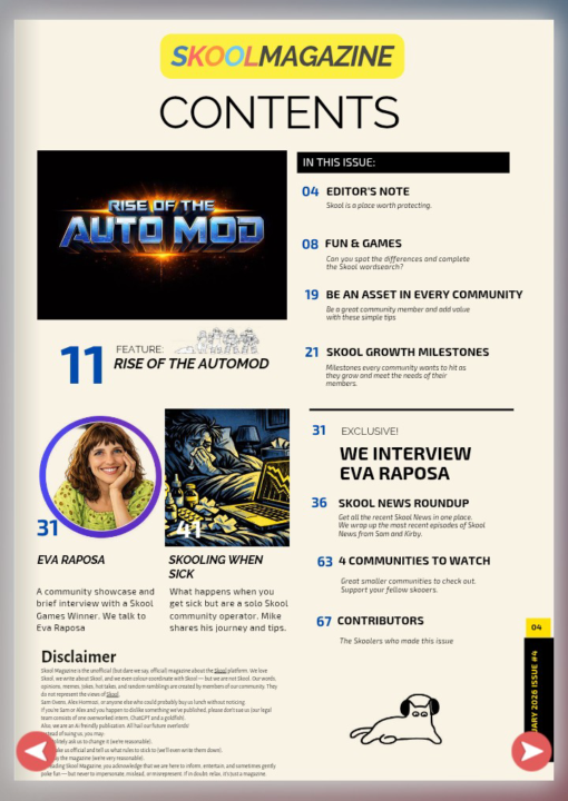 Connection, AutoMod, and More! New SkoolMagazine Coming Soon