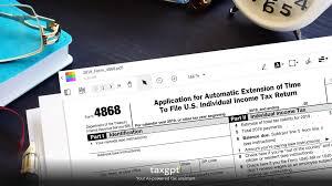 TAX EXTENSION 