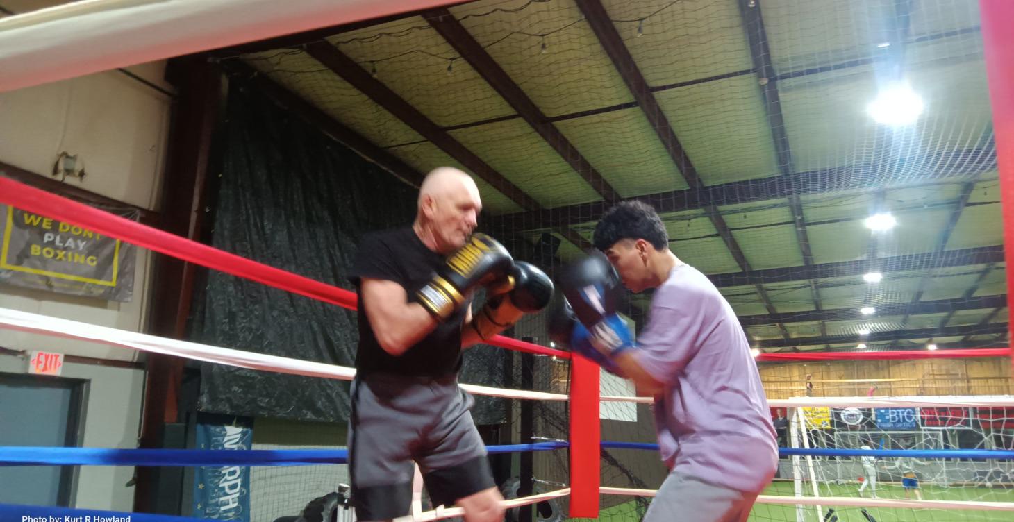 Students Sparring