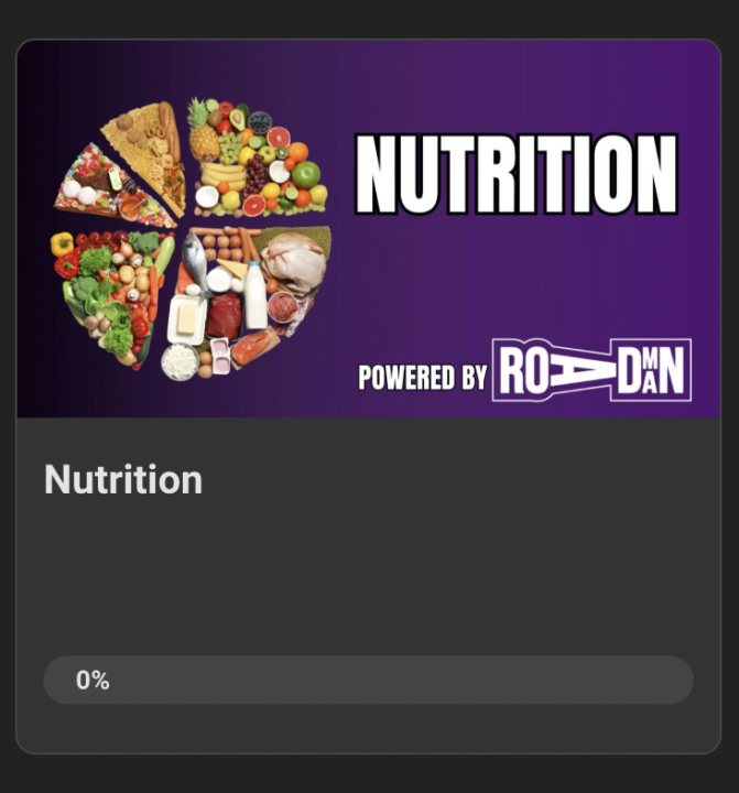 New Nutrition Module