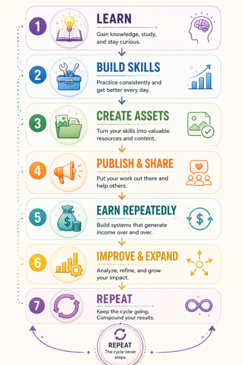 Stop trading all of your time for progress. Start building assets.