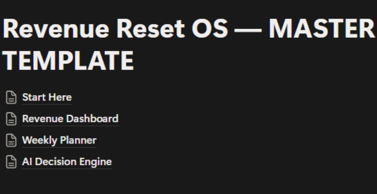 Revenue Reset OS