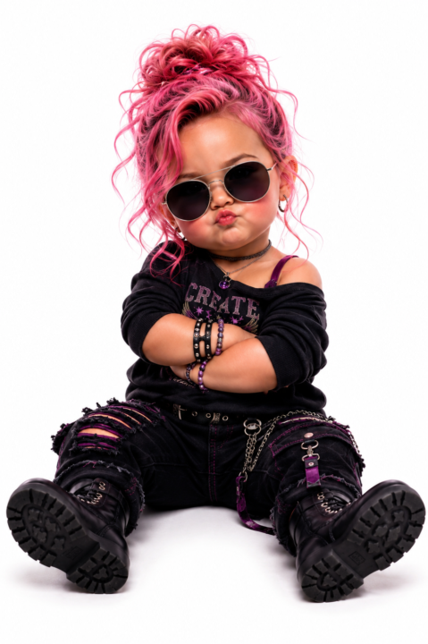 Turn yourself into a baby with attitude 🤣