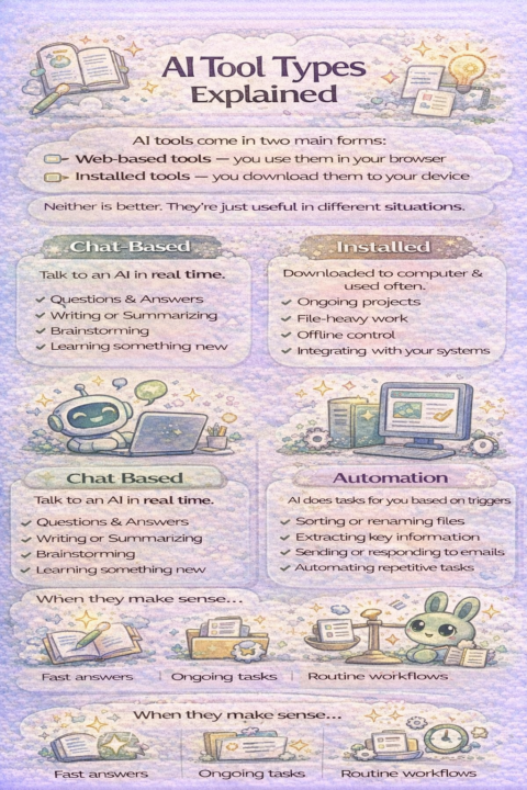 🎁 Freebie Monday: AI Tool Types Cheat Sheet
