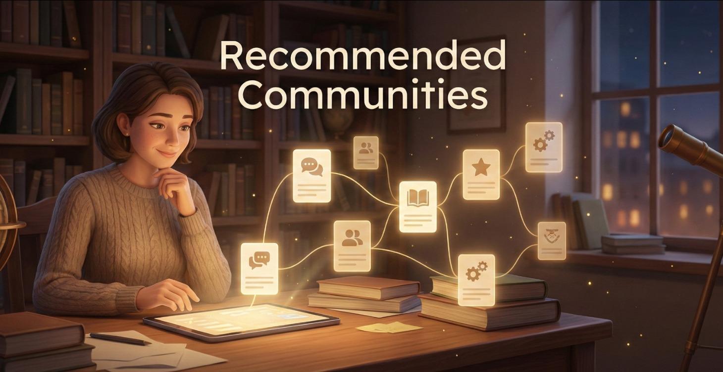 Recomended Communities