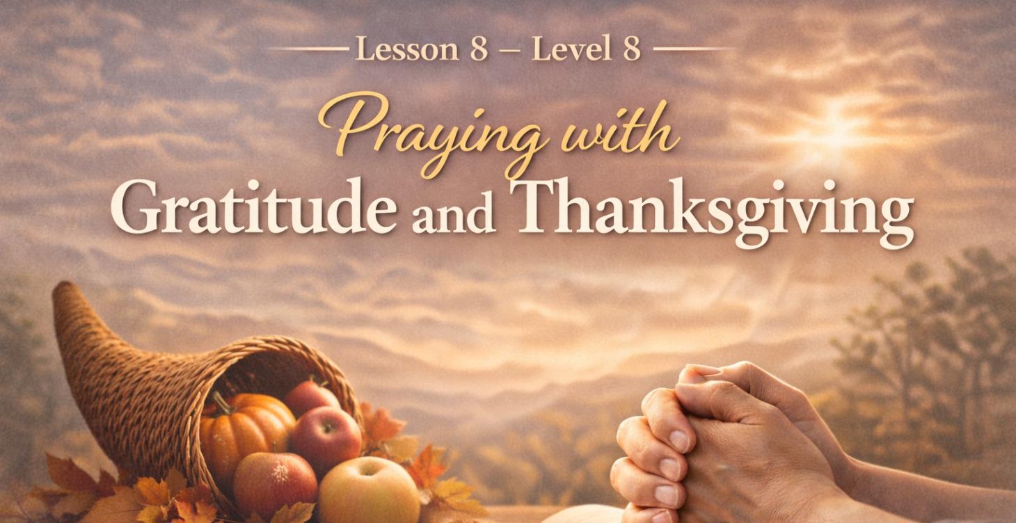 Level8 Praying with Gratitude and Thanksgiving